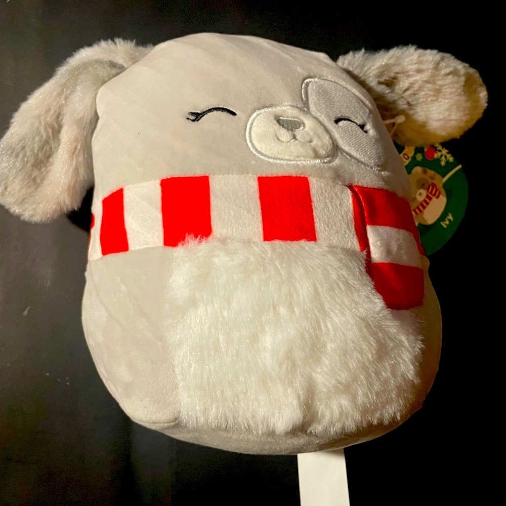 Squishmallows Gray and Red Stuffed Animal with Cozy Scarf
Ivy 8” New With Tags